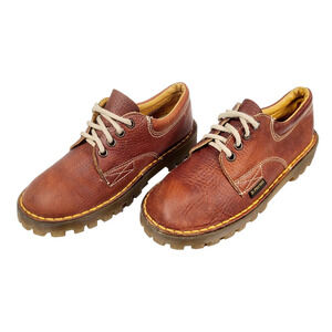 Vintage Dr. Martens Toddler Brown Leather Oxford Boys Kids Size 12 Shoes 6378